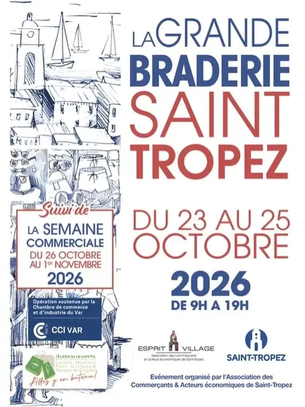 La braderie de St Tropez poster