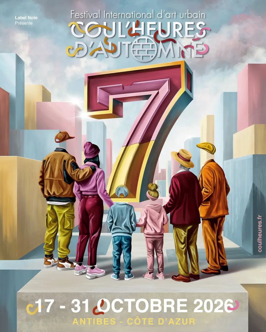 Festival International d’Art Urbain Coul’Heures d’Automne affiche 2026